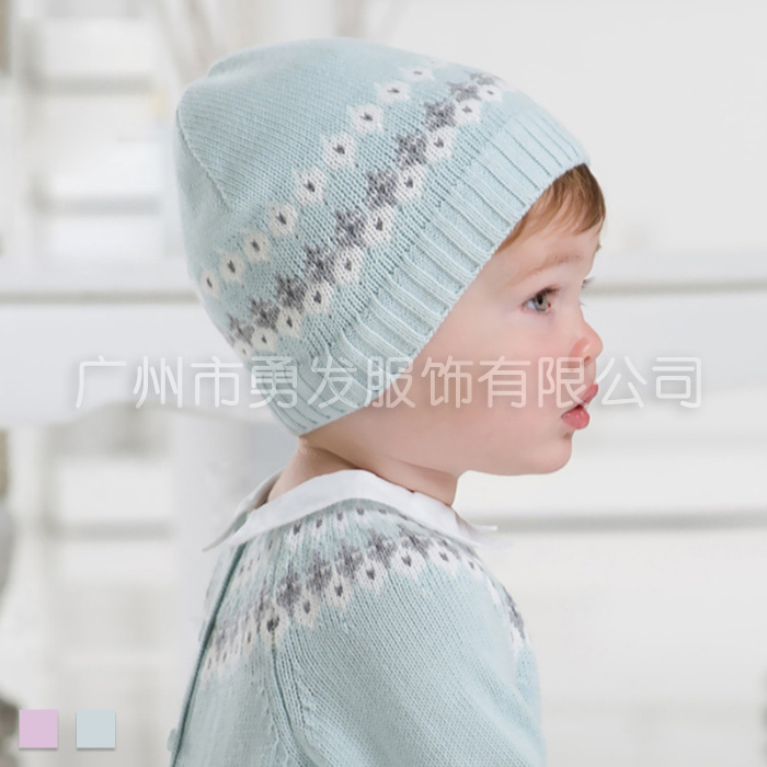 儿童保暖针织帽