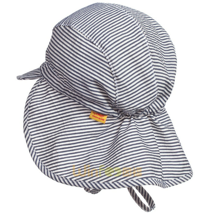 户外丛林遮阳帽 儿童 卡通条纹渔夫帽外贸出口订做