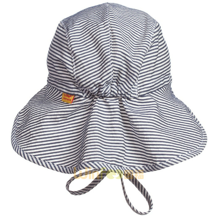户外丛林遮阳帽 儿童 卡通条纹渔夫帽外贸出口订做