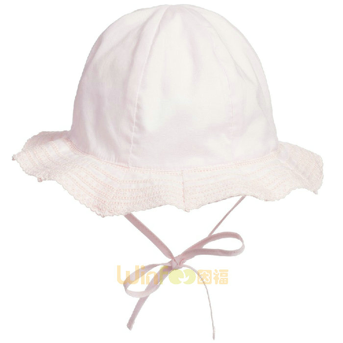 全棉纯色简约小边帽 户外遮阳渔夫帽 婴儿 广州工厂订制 